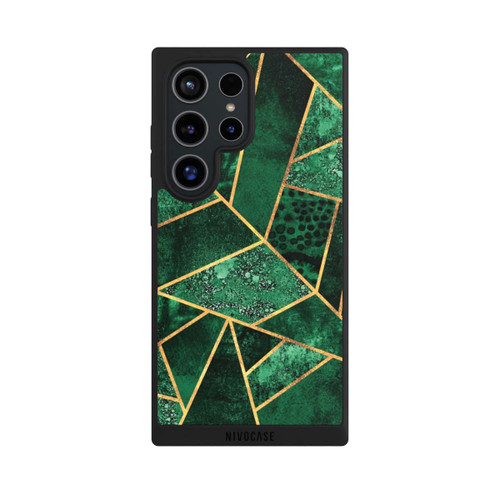 Samsung Galaxy S24 Ultra NIVOpure Deep Emerald Gold Print