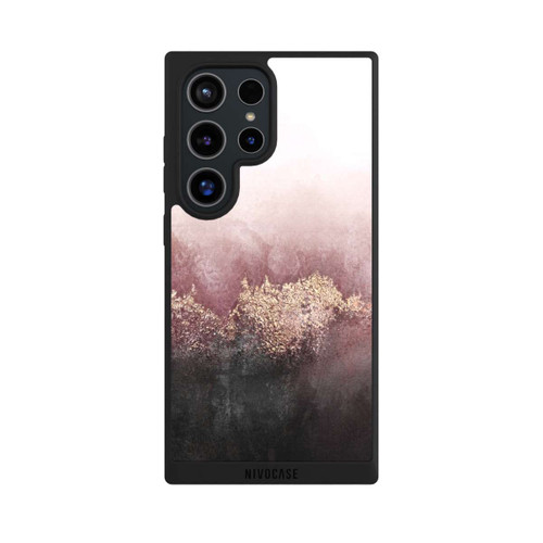 Samsung Galaxy S24 Ultra NIVOpure Pink Sky Dust Gold Print