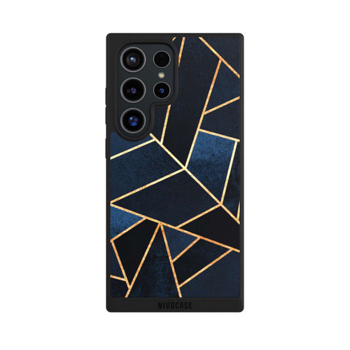 Samsung Galaxy S24 Ultra NIVOpure Navy Stone Gold Print
