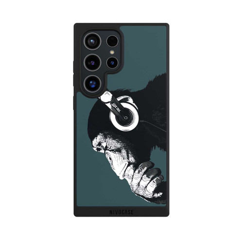 Samsung Galaxy S24 Ultra NIVOpure Denkender Affe Blau