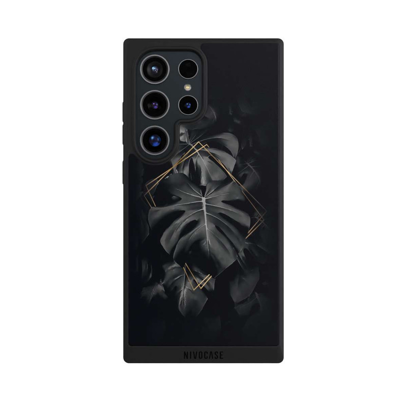 Galaxy S24 Ultra NIVOpure Schwarze Blätter