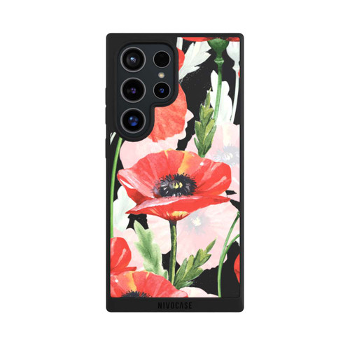 Samsung Galaxy S24 Ultra NIVOpure Üppige Mohnblüten Wiese
