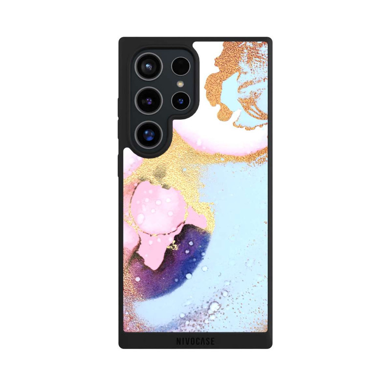 Galaxy S24 Ultra NIVOpure Pastell Glamour Tintenstruktur