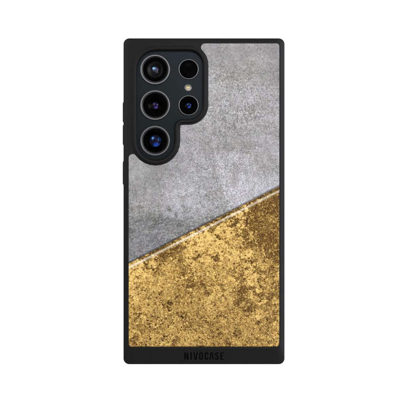 Galaxy S24 Ultra NIVOpure Concrete and Gold look