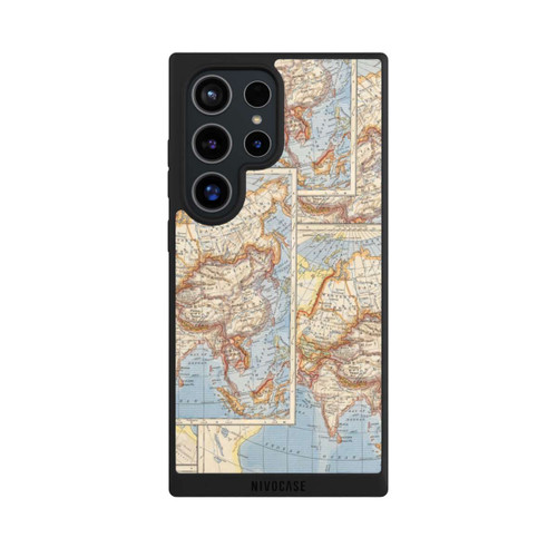 Samsung Galaxy S24 Ultra NIVOpure World Map Vintage