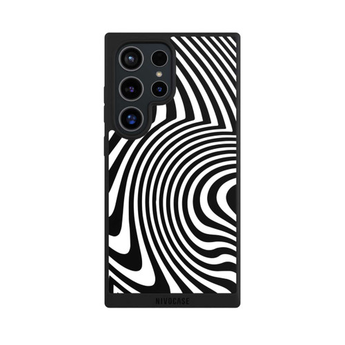 Samsung Galaxy S24 Ultra NIVOpure Black and White Waves