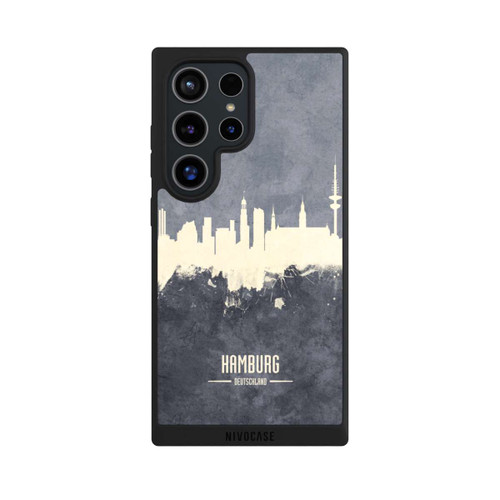 Samsung Galaxy S24 Ultra NIVOpure Hamburg Skyline Grau