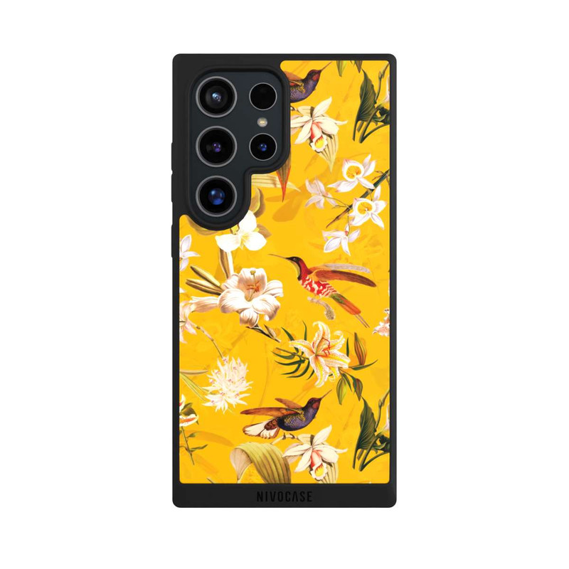 Galaxy S24 Ultra NIVOpure Hummingbird Pattern Yellow