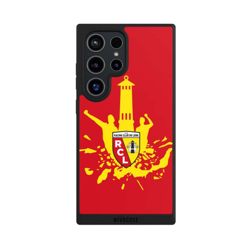 Samsung Galaxy S24 Ultra NIVOpure Tour RCL jaune sur rouge