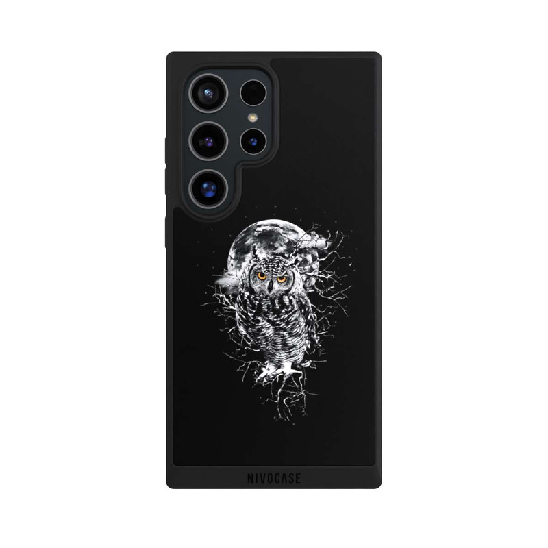 Galaxy S24 Ultra NIVOpure Owl in black/white