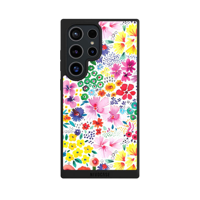 Galaxy S24 Ultra NIVOpure Kunstvolle kleine Frühlingsblumen