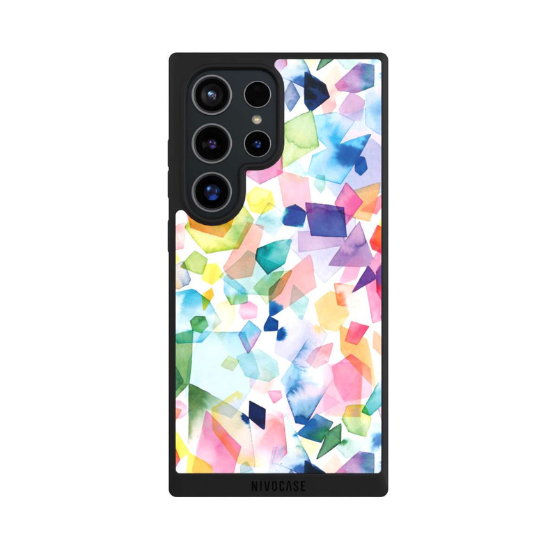 Galaxy S24 Ultra NIVOpure Colorful Watercolor Gems Diamonds