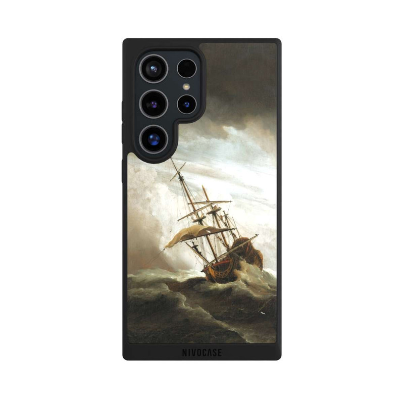 Galaxy S24 Ultra NIVOpure A Ship on the High Seas Caught by a Squall