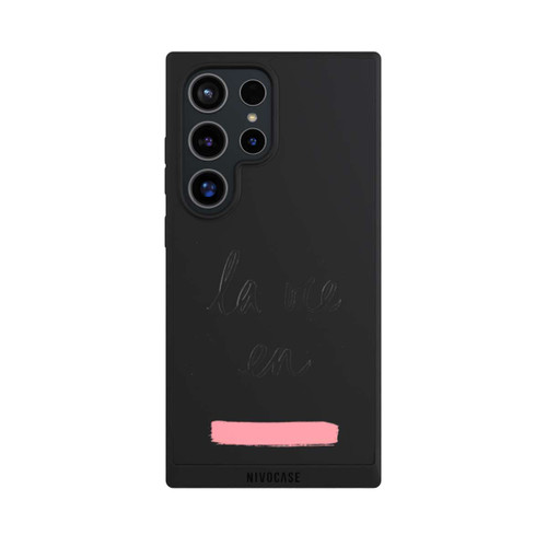 Samsung Galaxy S24 Ultra NIVOpure La vie en Pink Transparent