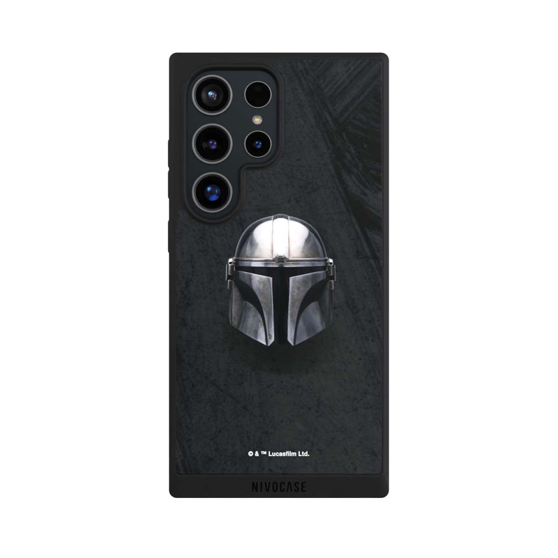 Galaxy S24 Ultra NIVOpure Casque Mandalorien Noir