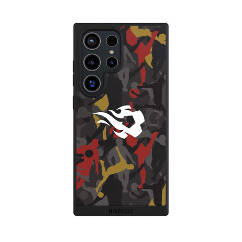 Samsung Galaxy S24 Ultra NIVOpure Belgian Red Flames Camouflage