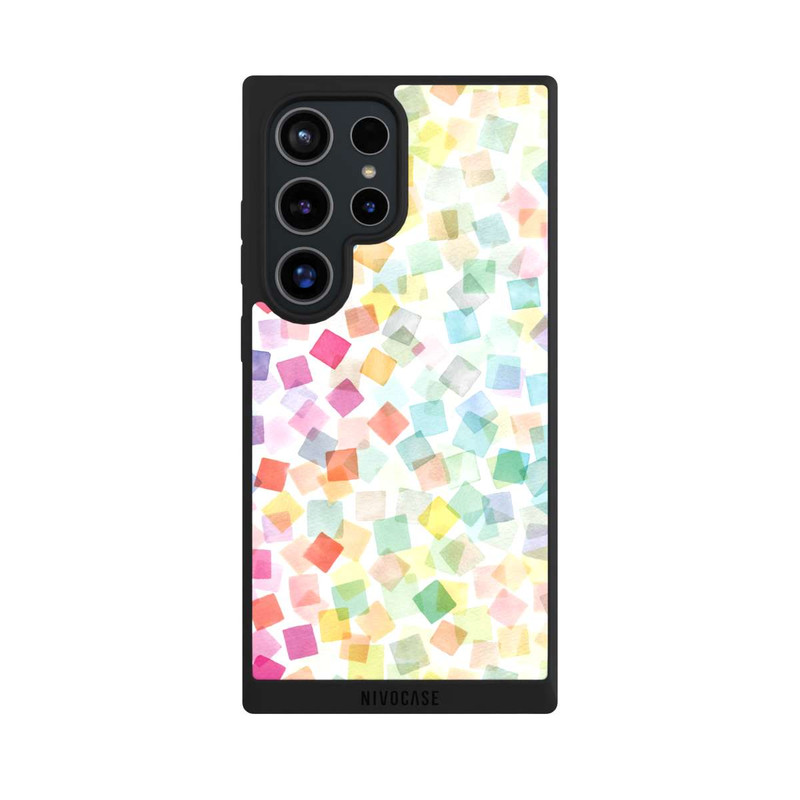 Galaxy S24 Ultra NIVOpure Confetti Geometric Plaids Rainbow