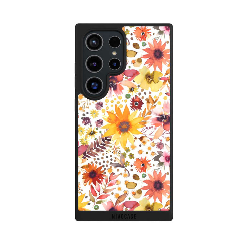 Galaxy S24 Ultra NIVOpure Fleurs d'aquarelle florale