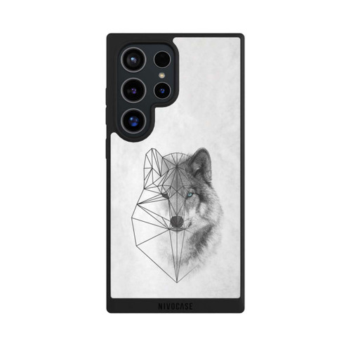 Samsung Galaxy S24 Ultra NIVOpure Polygonaler Wolf