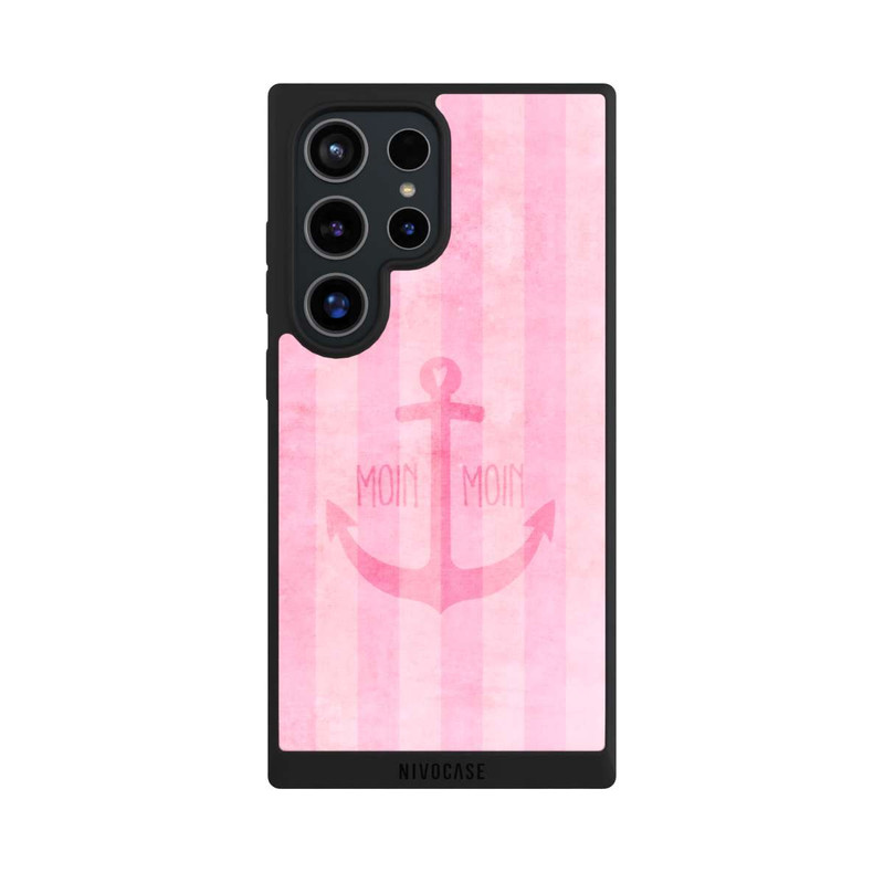 Galaxy S24 Ultra NIVOpure Moin Moin Stripes Pink