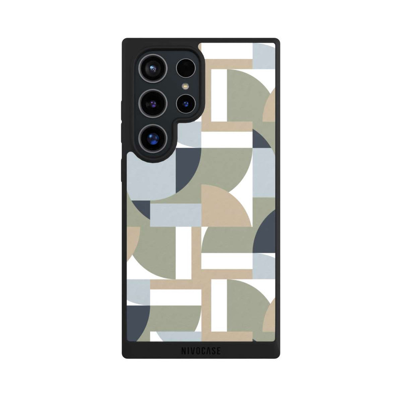 Galaxy S24 Ultra NIVOpure Futuristische Bauhaus Polygone Beige