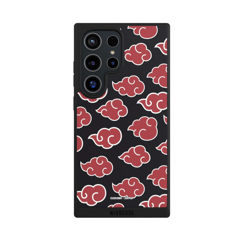Galaxy S24 Ultra NIVOpure Akatsuki Pattern Noir Big