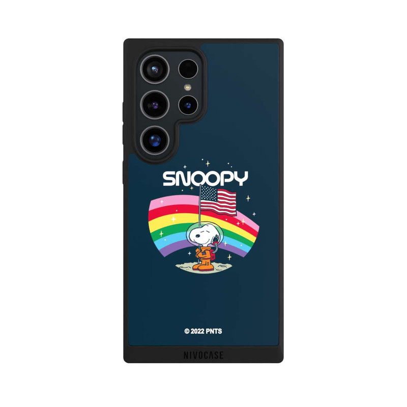Galaxy S24 Ultra NIVOpure Snoopy Space Traveller Rainbow