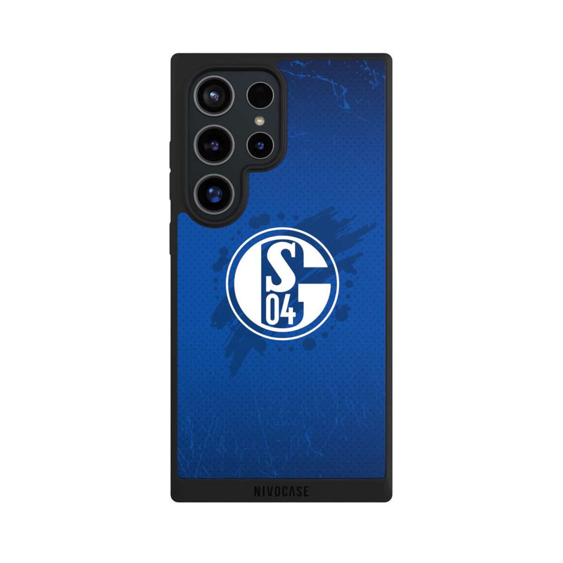 Galaxy S24 Ultra NIVOpure Schalke 04 Farbe Fleck Blau