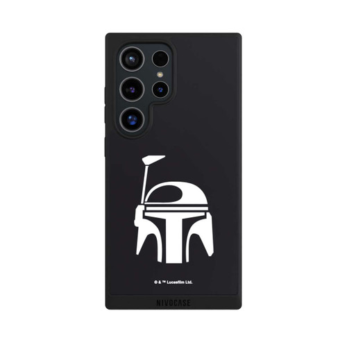 Samsung Galaxy S24 Ultra NIVOpure Boba Fett Helm Schwarz