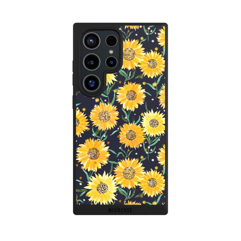Galaxy S24 Ultra NIVOpure Sunflowers Black