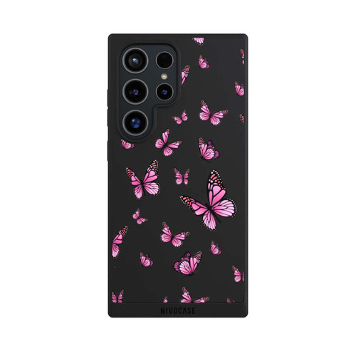 Samsung Galaxy S24 Ultra NIVOpure Schmetterlinge pink