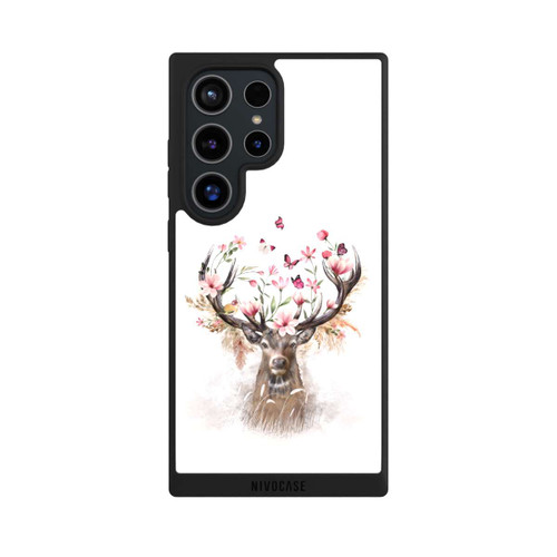 Samsung Galaxy S24 Ultra NIVOpure Hirsch Blumen Geweih
