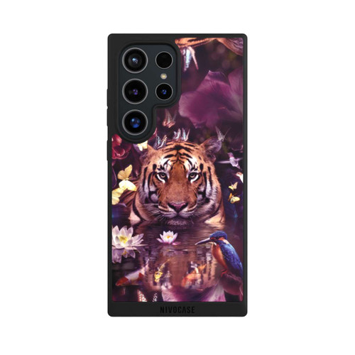 Samsung Galaxy S24 Ultra NIVOpure Tiger Blumenrahmen