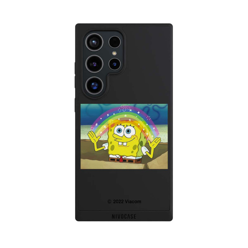 Galaxy S24 Ultra NIVOpure Spongebob - Regenbogen Meme transparent