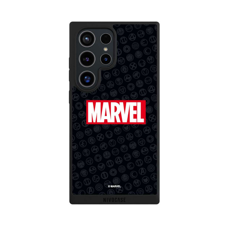 Galaxy S24 Ultra NIVOpure Marvel Logo Noir Rouge