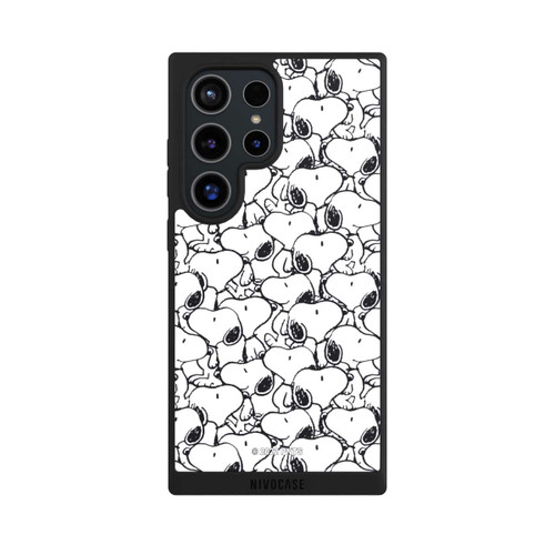 Samsung Galaxy S24 Ultra NIVOpure Snoopy Muster Schwarz und Weiß