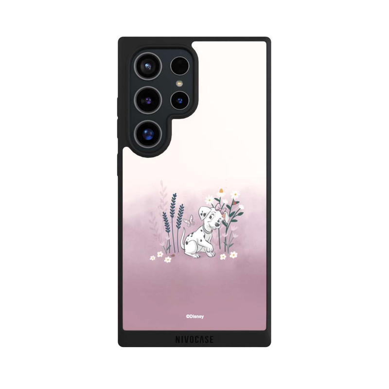 Galaxy S24 Ultra NIVOpure Les 101 Dalmatiens avec des fleurs