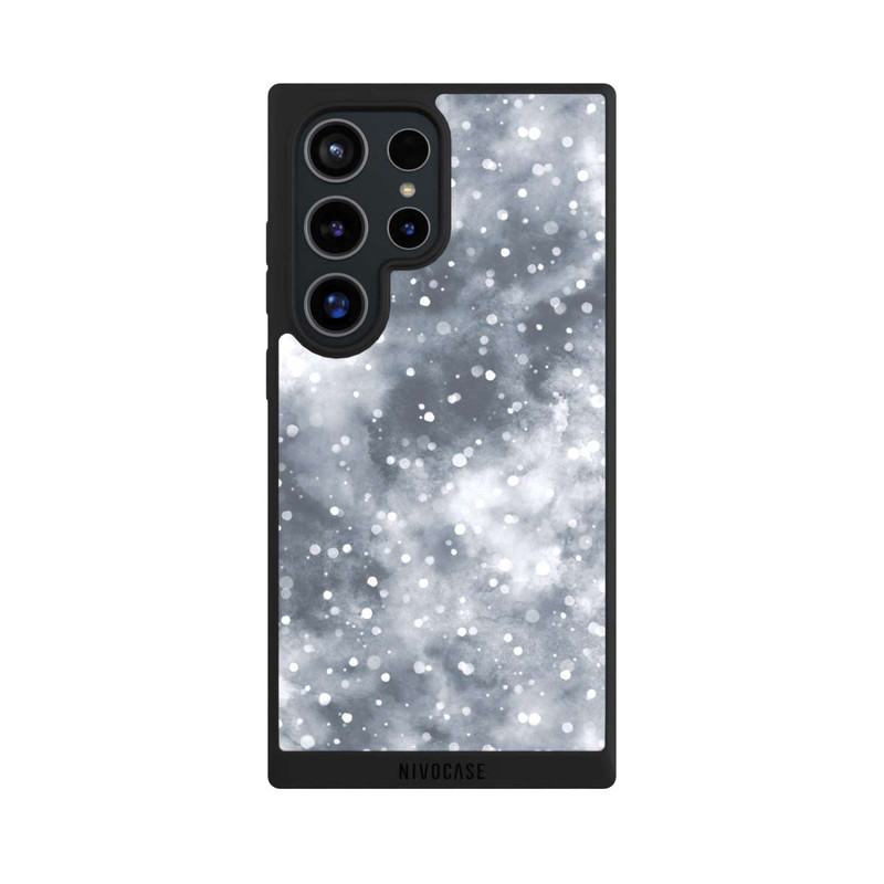 Galaxy S24 Ultra NIVOpure Abstrakter Winterschneehimmel