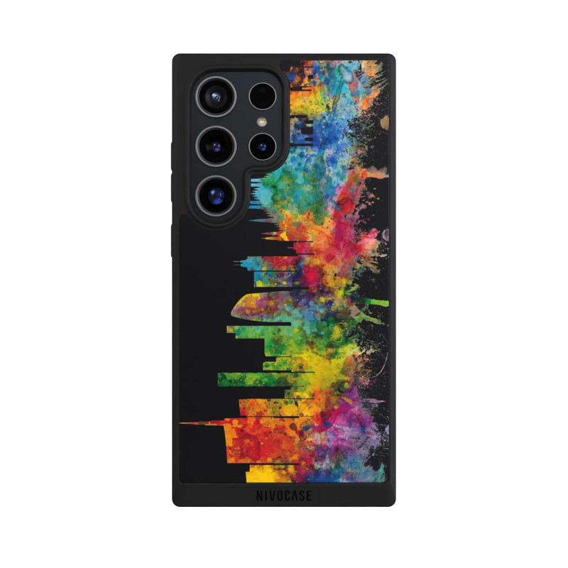 Galaxy S24 Ultra NIVOpure Mailand Italien Skyline Schwarz