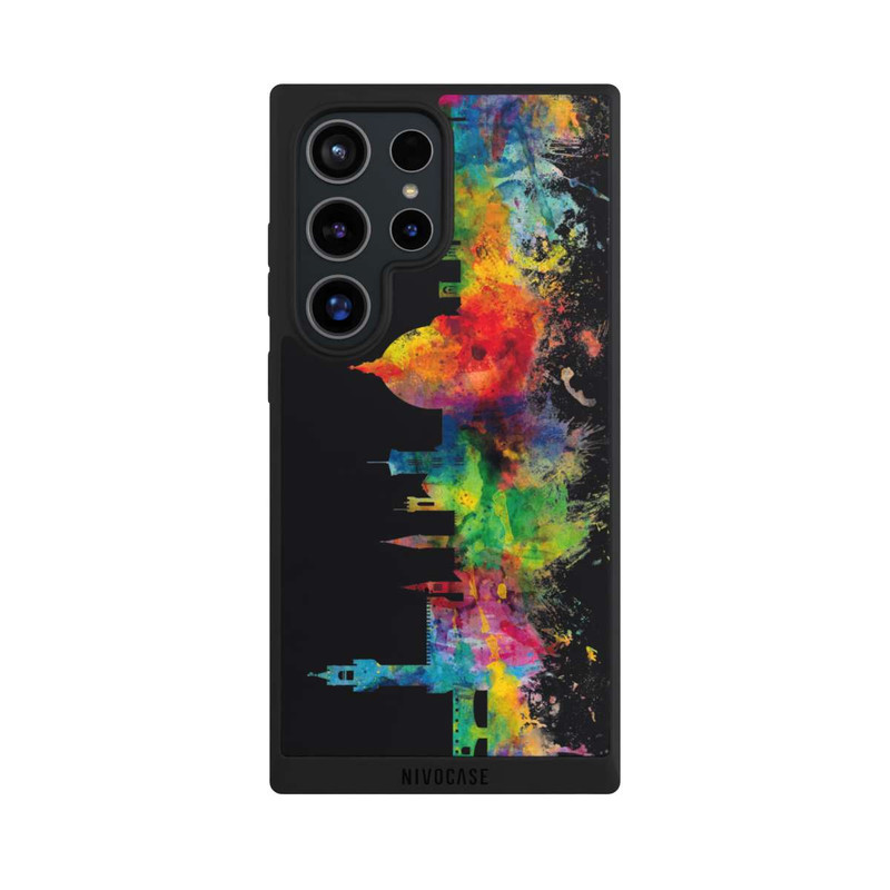 Galaxy S24 Ultra NIVOpure Skyline von Florenz Italien Schwarz