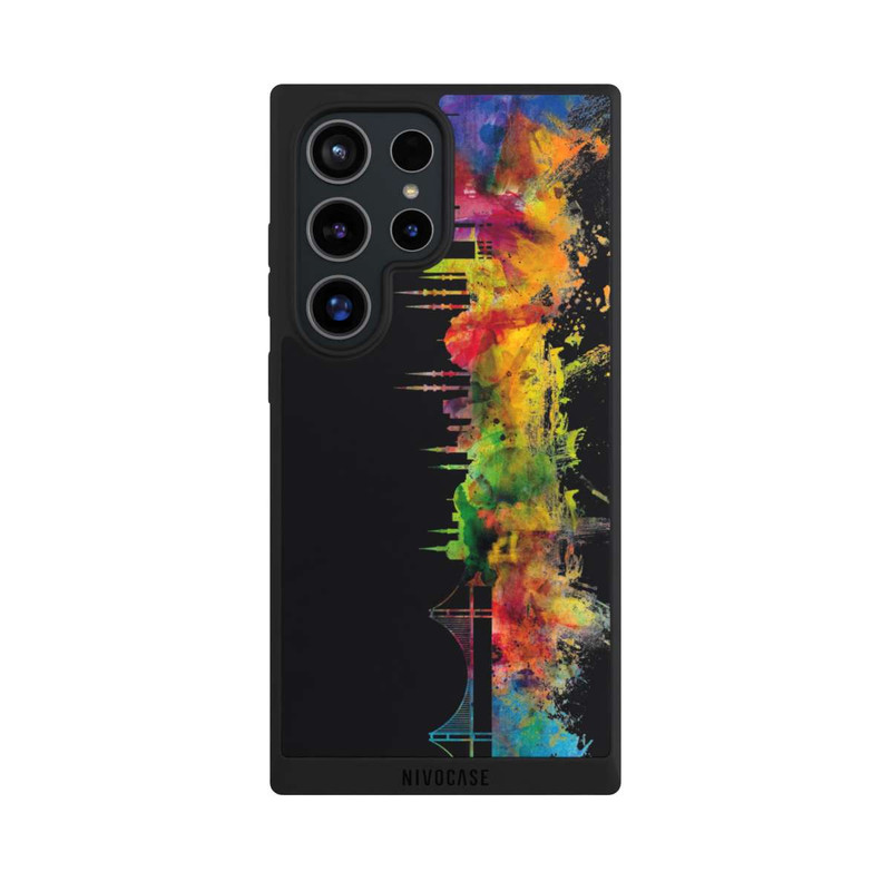 Galaxy S24 Ultra NIVOpure Ligne d'horizon d'Istanbul Turquie Noir