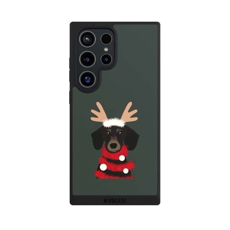 Galaxy S24 Ultra NIVOpure teckel de Noël
