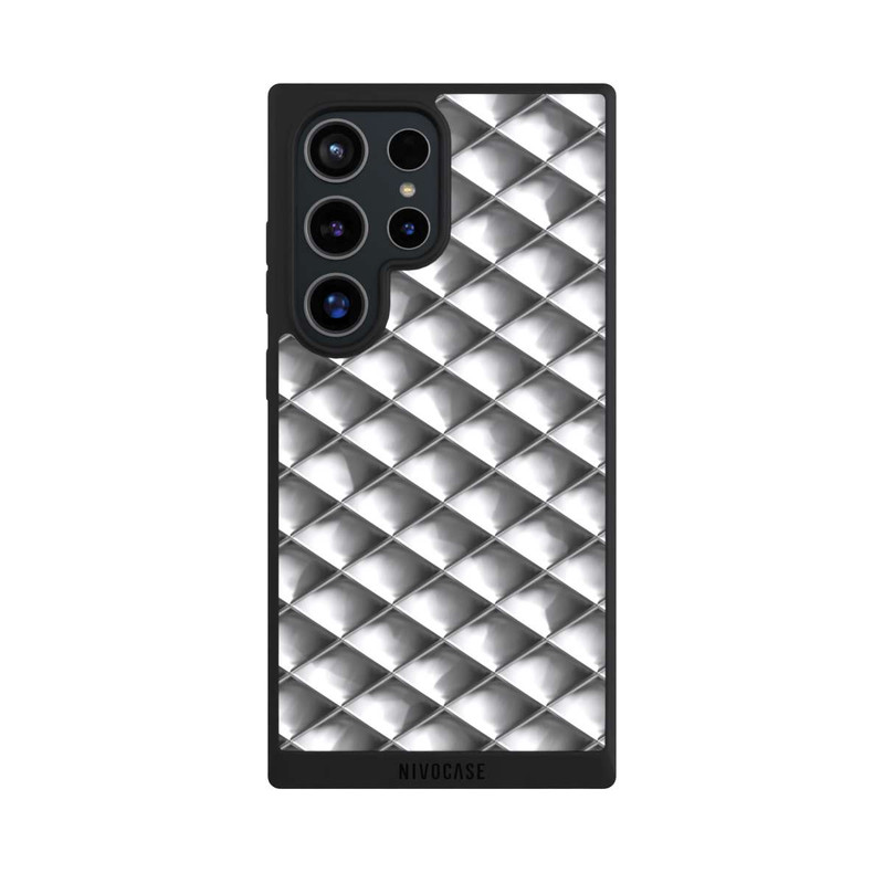 Galaxy S24 Ultra NIVOpure Glamour Silver Squares