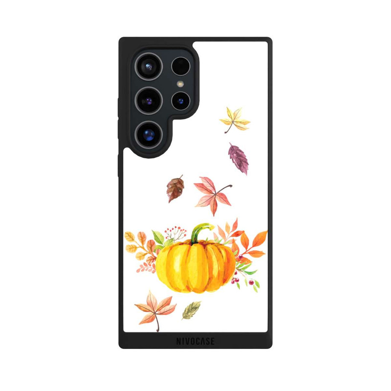 Galaxy S24 Ultra NIVOpure Pumpkin-weißer Hintergrund 