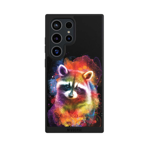 Samsung Galaxy S24 Ultra NIVOpure Happy Racoon Black