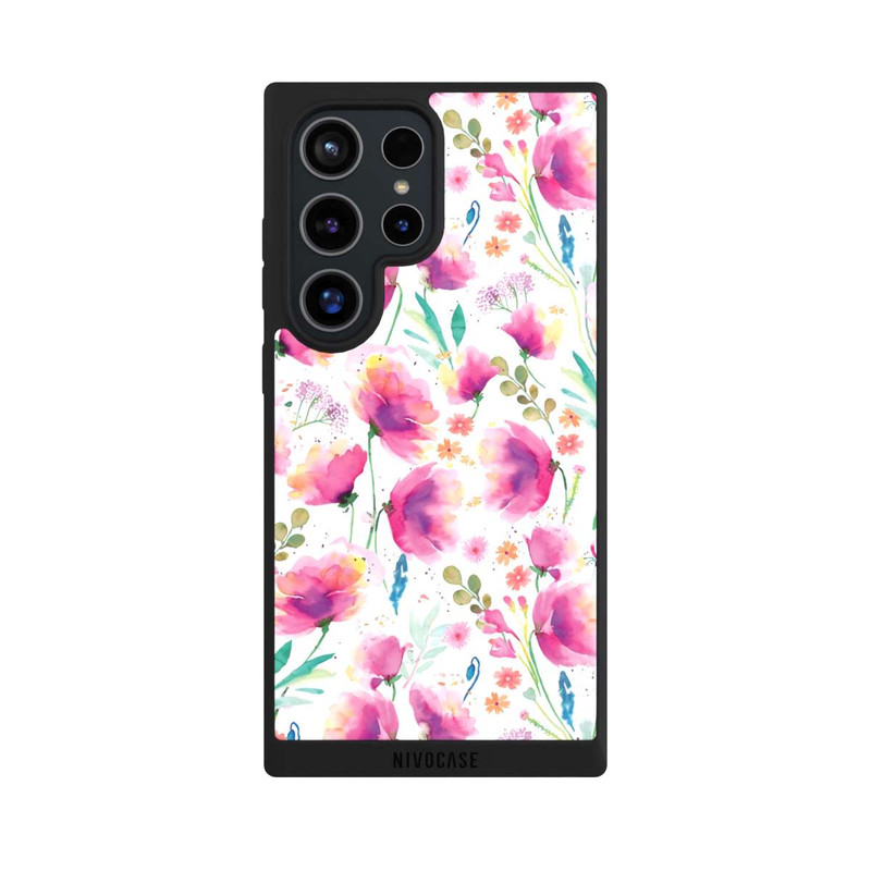 Galaxy S24 Ultra NIVOpure Abstrakte Mohnblumen aquarell