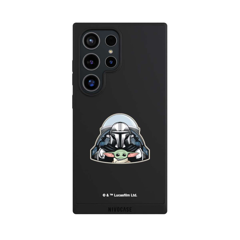 Galaxy S24 Ultra NIVOpure Mando and Grogu Transparent