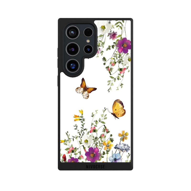Galaxy S24 Ultra NIVOpure Butterflies And Colorful Flowers