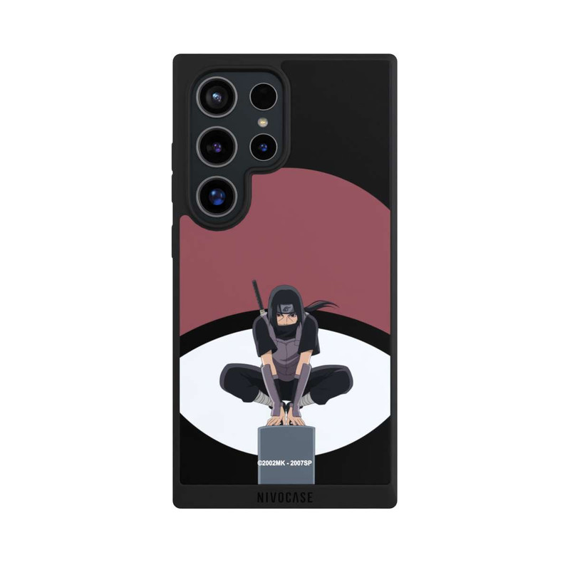 Galaxy S24 Ultra NIVOpure Symbole Itachi Uchiha noir
