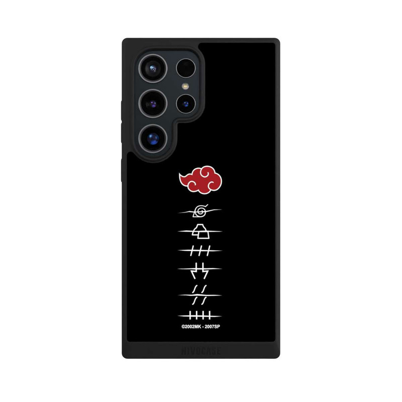 Galaxy S24 Ultra NIVOpure Symboles des membres de l'Akatsuki noirs